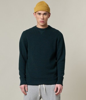 Dark Turquoise Men Merz B. Schwanen MWCC01 Pullover | MERZ7214958