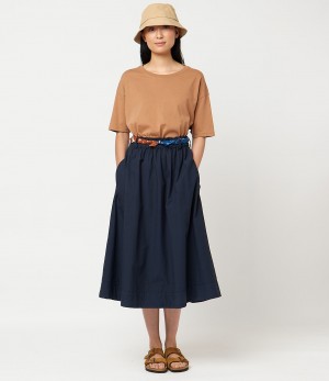 Navy Women Merz B. Schwanen SKIRT01 Skirt | MERZ2473659