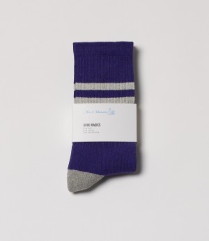 Purple Men Merz B. Schwanen GS06 Socks | MERZ7860135