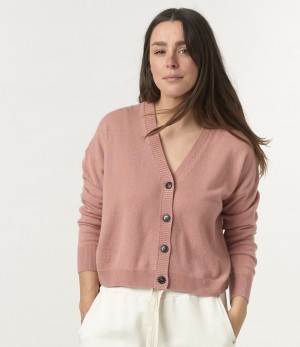 Rose Women Merz B. Schwanen SKCC02 cropped Cardigan | MERZ2730145