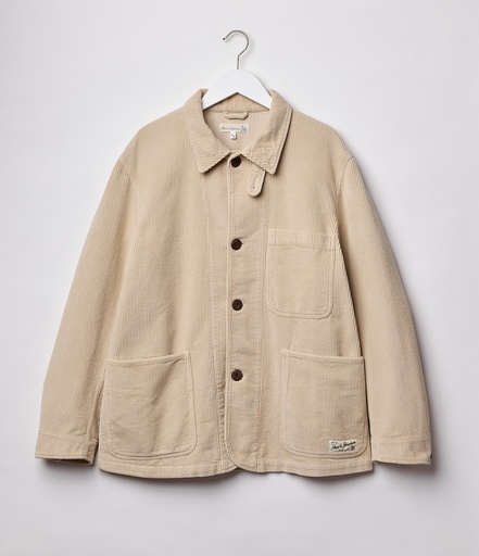 Beige Men Merz B. Schwanen JKT03C organic cotton corduroy Jackets | MERZ4381970