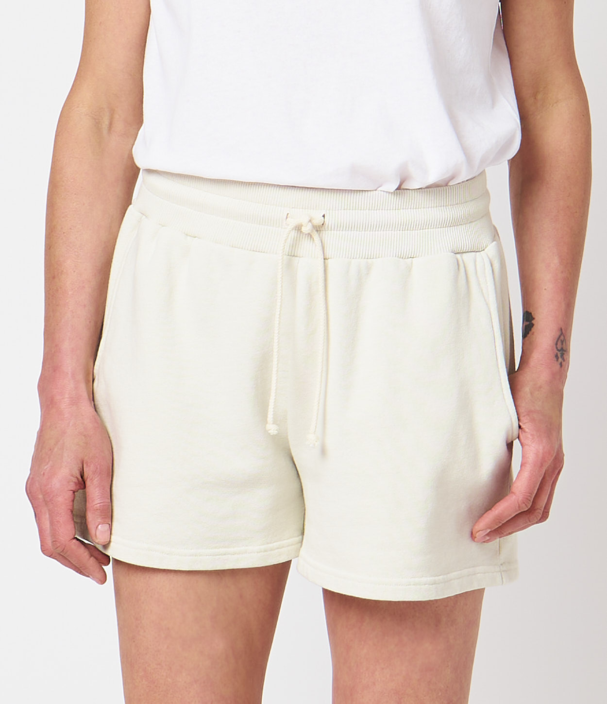 Beige Women Merz B. Schwanen WSPS02 Sweatshorts | MERZ3106478