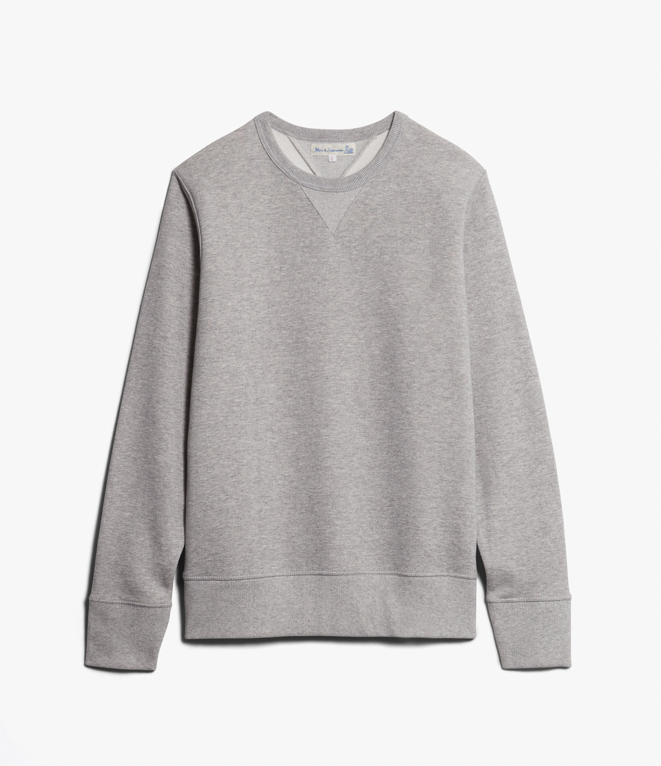 Grey Men Merz B. Schwanen 346 loopwheeled Sweatshirts | MERZ1425839