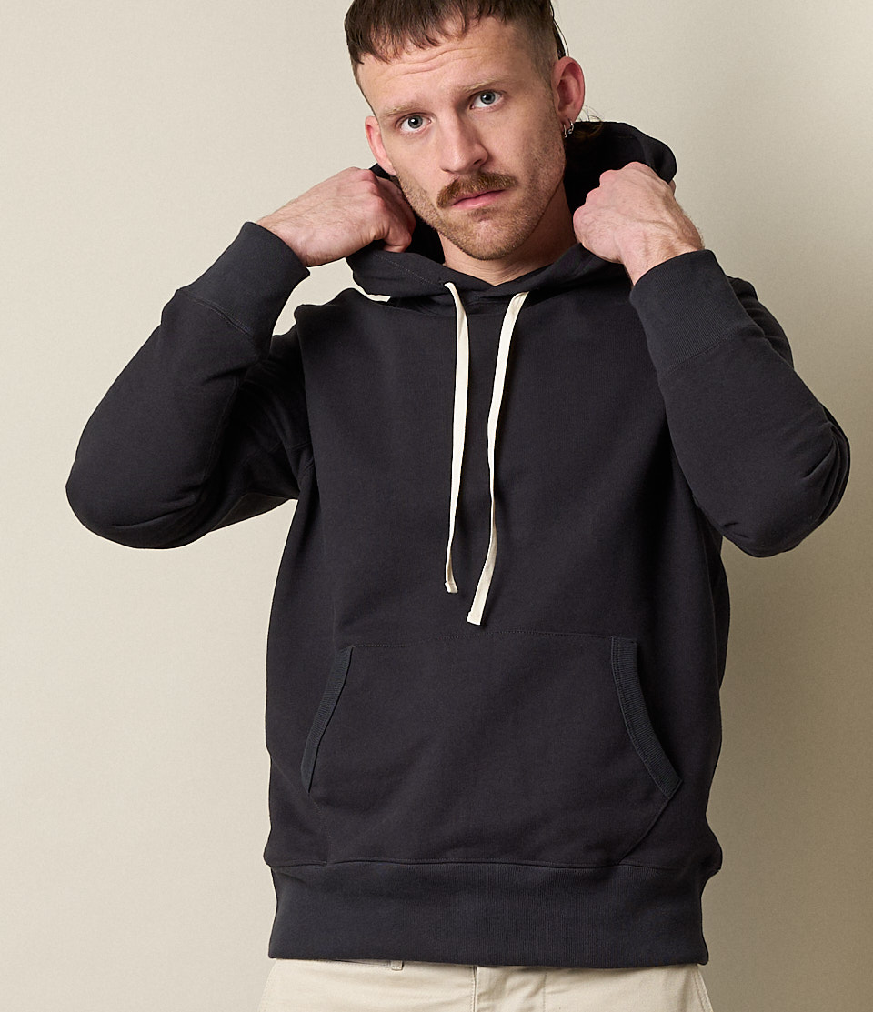 Grey Men Merz B. Schwanen 382 loopwheeled Hoodie | MERZ3072196