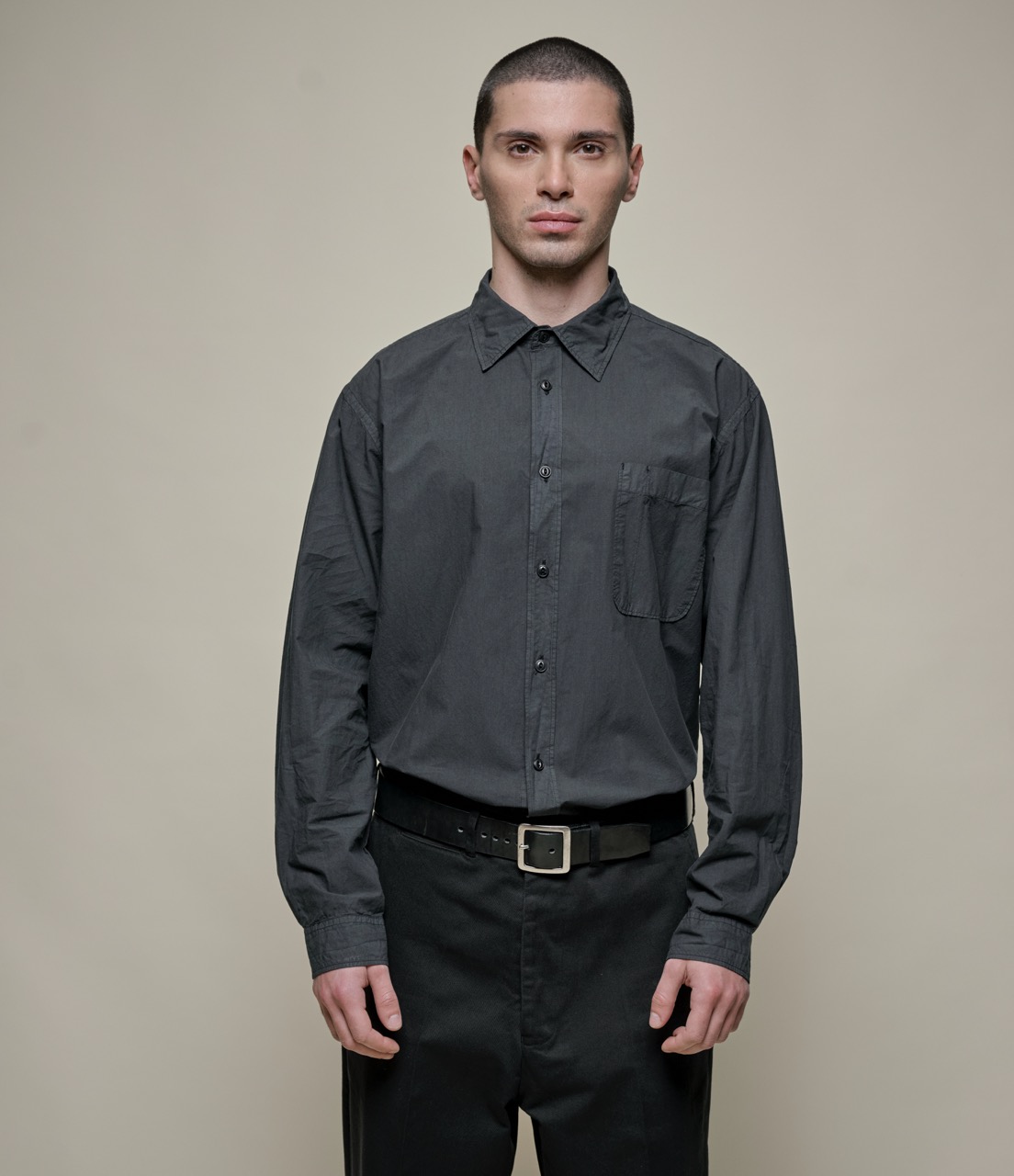 Grey Men Merz B. Schwanen SHIRT01 Shirts | MERZ9476203