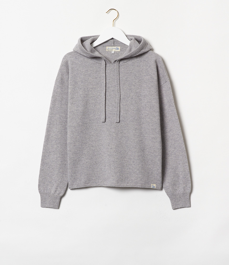 Grey Women Merz B. Schwanen SKHD04 relaxed fit Hoodie | MERZ6193425