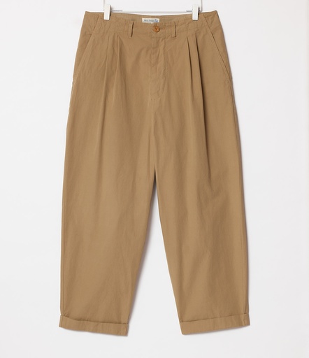 Khaki Women Merz B. Schwanen PANTS03 pleated-front Pants | MERZ2953741