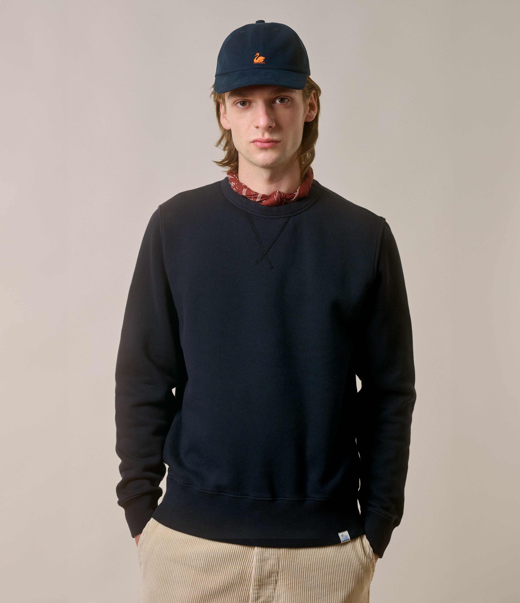 Navy Men Merz B. Schwanen CSW28 Sweatshirts | MERZ6802174