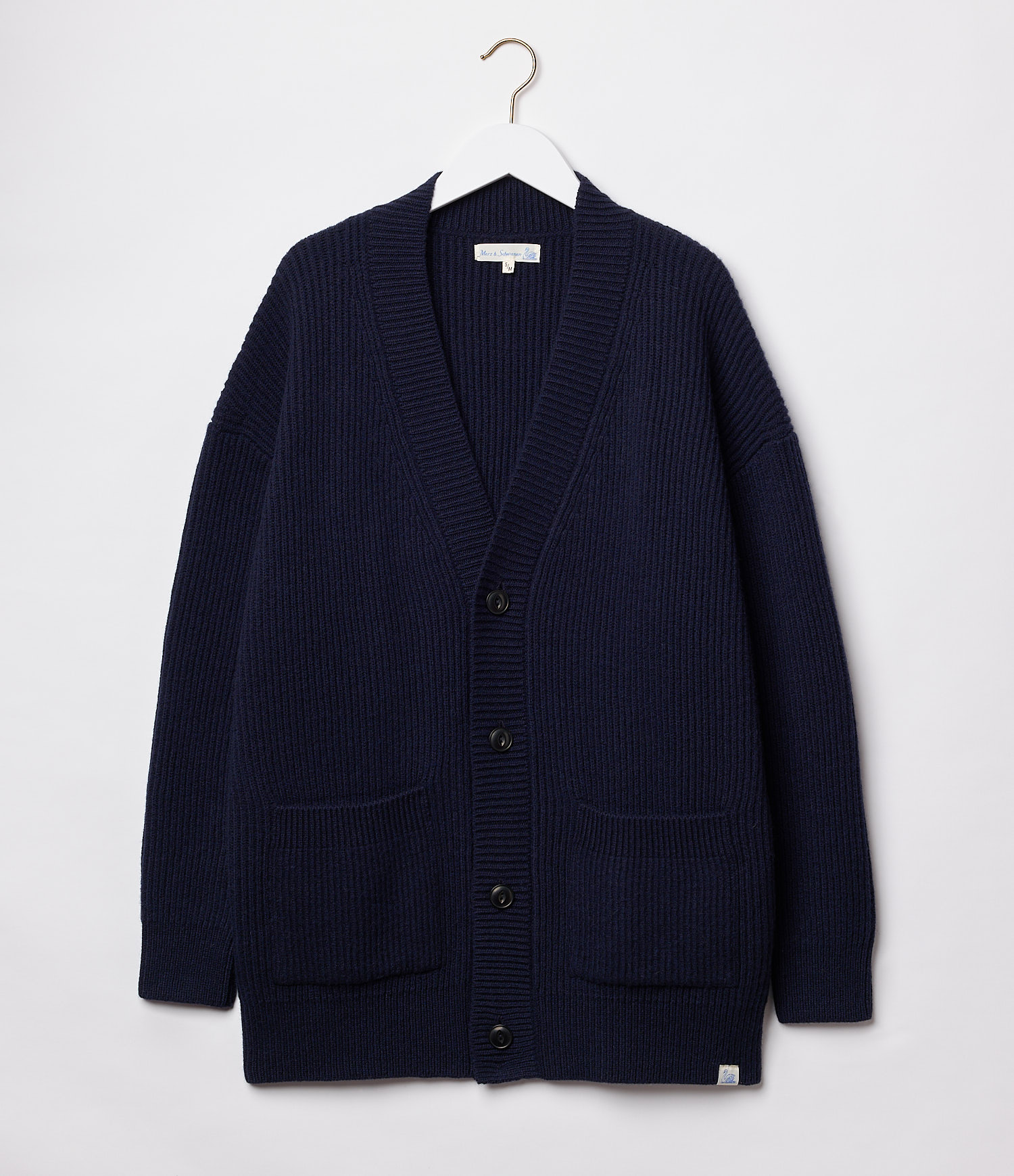 Navy Men Merz B. Schwanen LOCG01 Cardigan | MERZ4981375