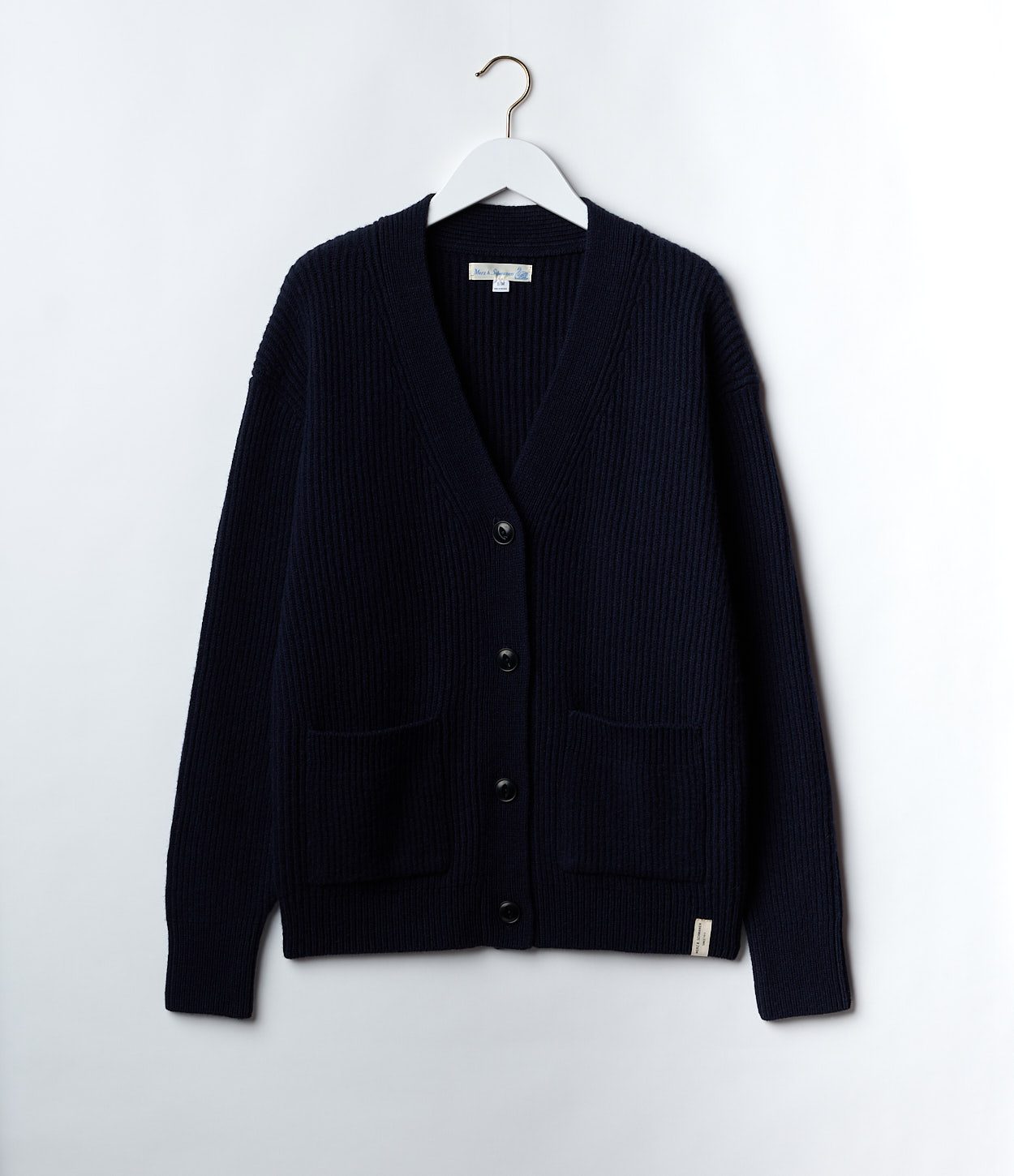 Navy Men Merz B. Schwanen LOCG02 Cardigan | MERZ5426871