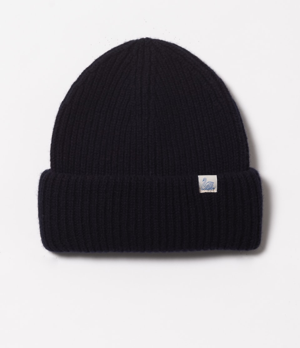 Navy Women Merz B. Schwanen LOBN03 Beanie | MERZ3178492