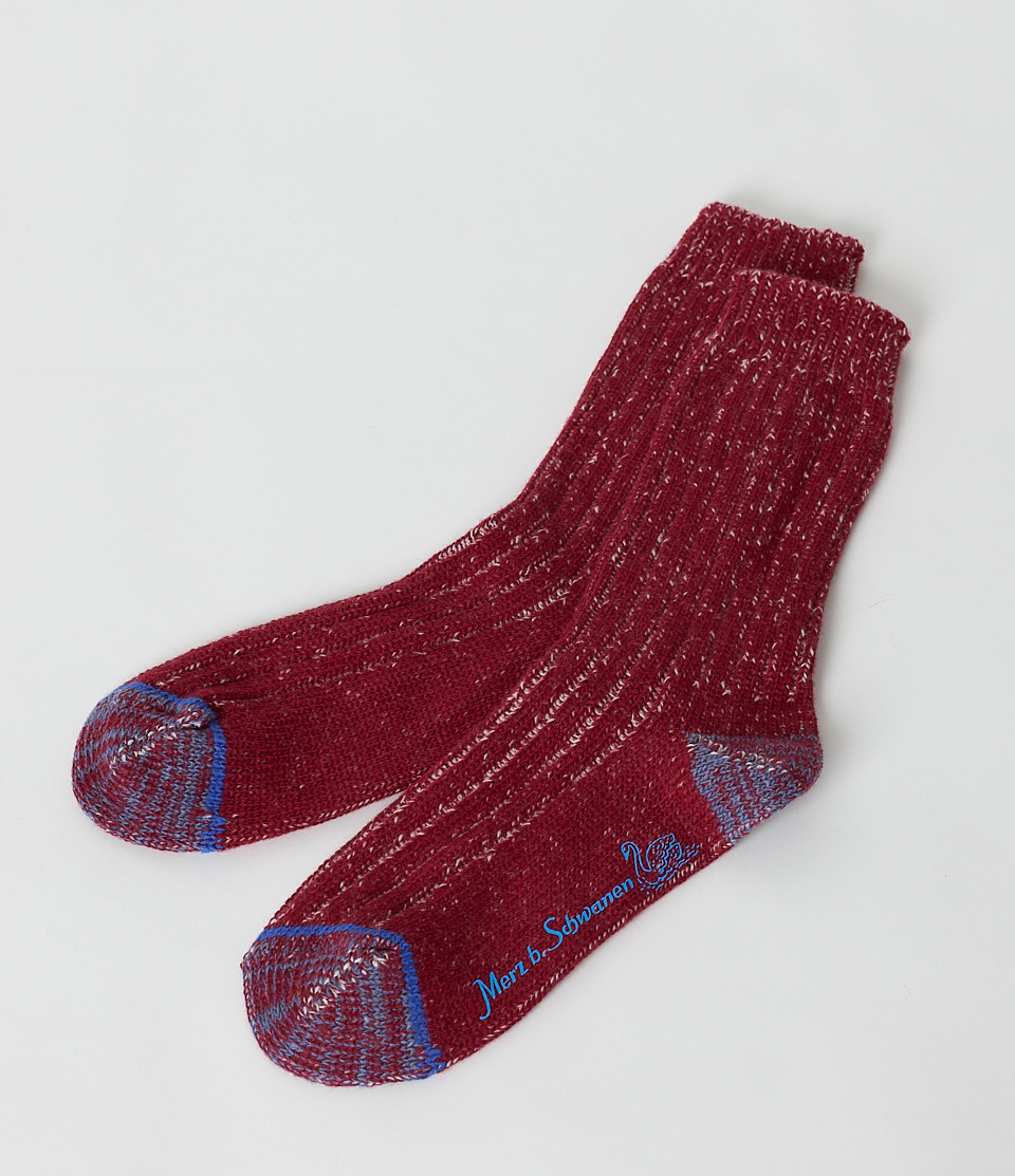 Red Women Merz B. Schwanen MW72 Socks | MERZ2179084