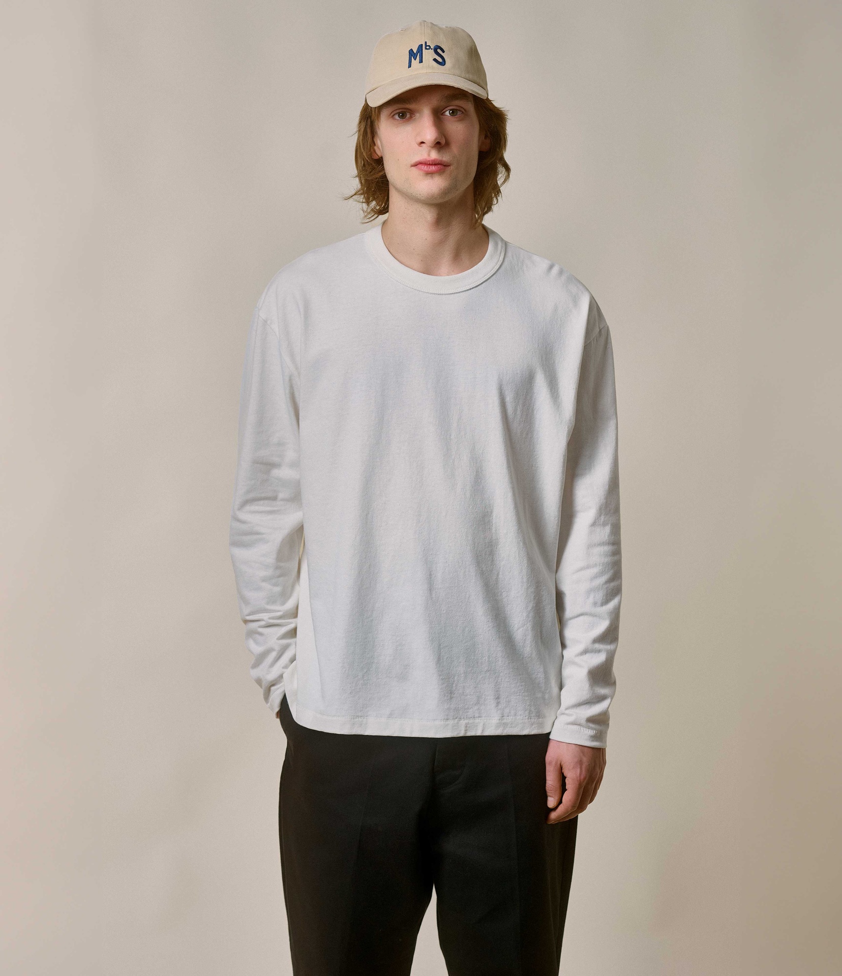 White Men Merz B. Schwanen GHPLS01 longsleeve Shirts | MERZ0513247